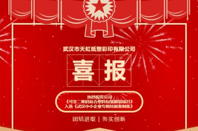 熱烈祝賀公司創(chuàng)新項(xiàng)目入選《武漢中小企業(yè)專精特新案例集》